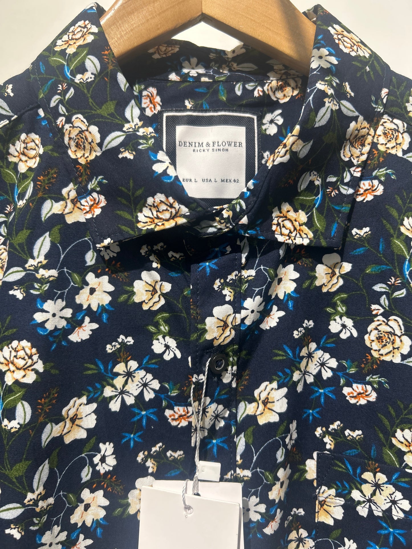 Denim & Flower Ricky Singh Men’s Short Sleeve Shirt