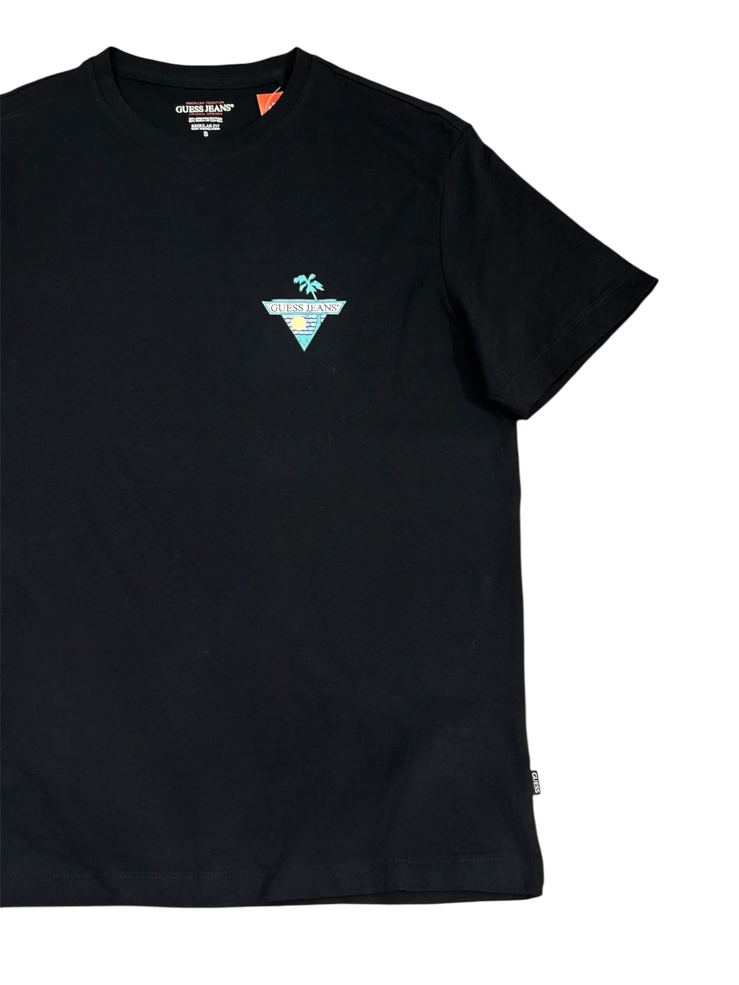 Guess Jeans Men’s Black Cotton T-Shirt