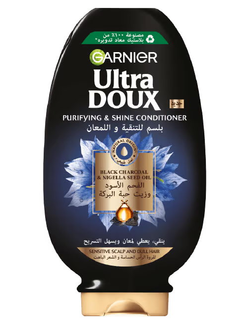 GARNIER ULTRA DOUX CONDITIONER 360ml / PURIFYING & SHINE