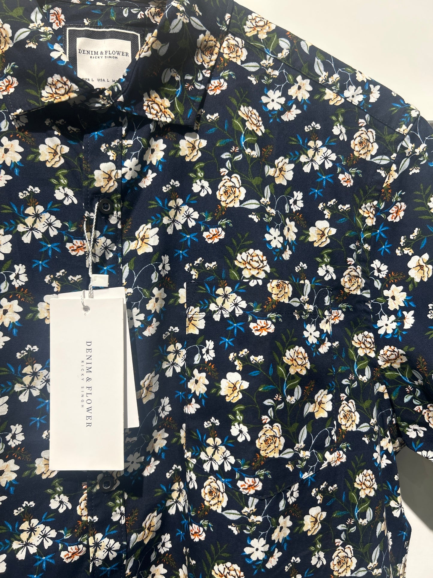Denim & Flower Ricky Singh Men’s Short Sleeve Shirt