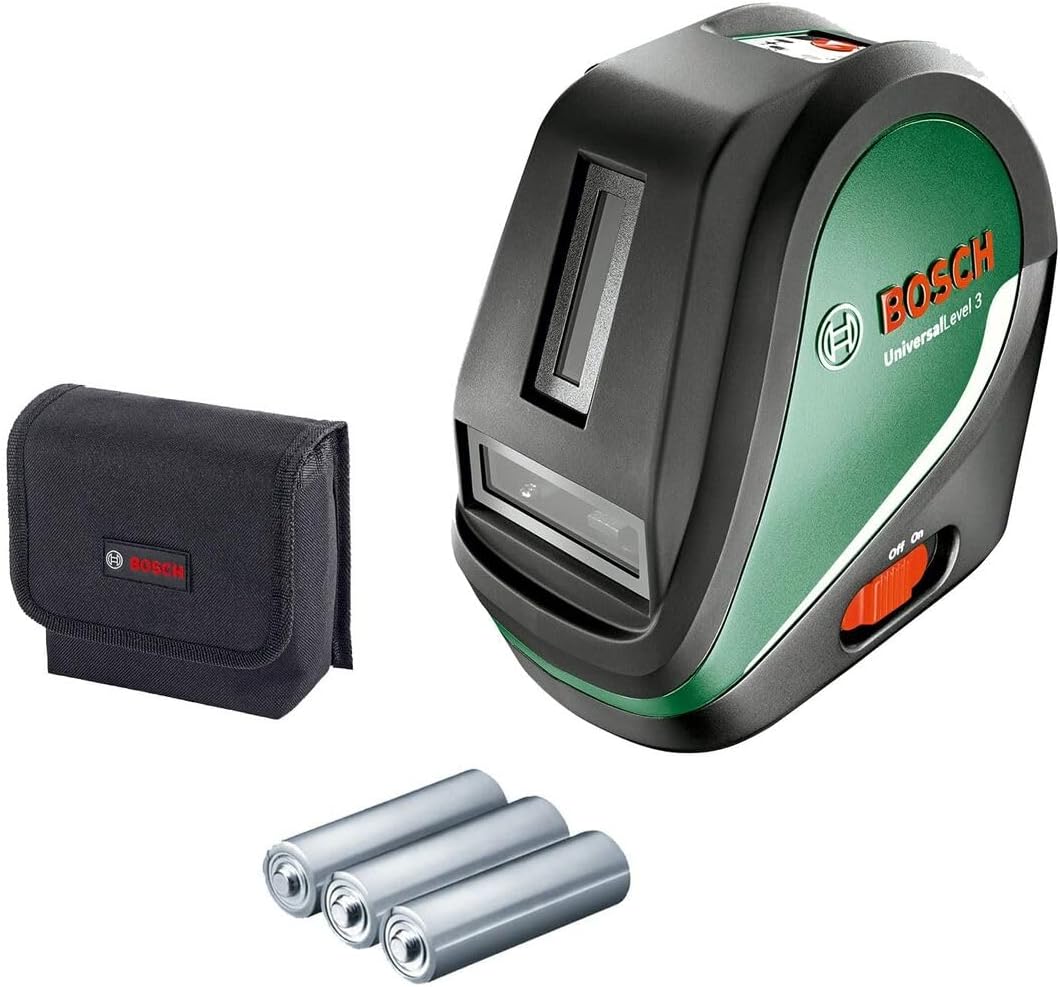 Bosch Cross Line Laser UniversalLevel 2 - Precision Alignment Tool (10m Range)