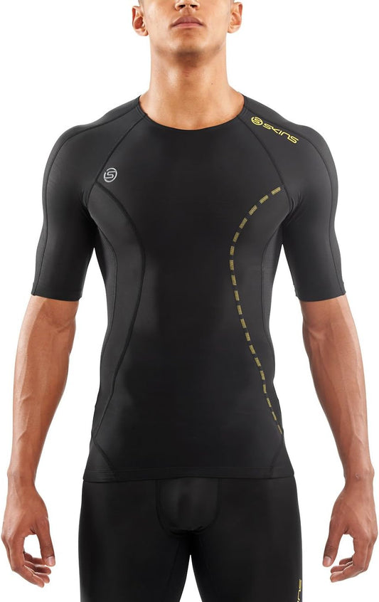 SKINS Men’s DNAmic Compression Short Sleeve Top,