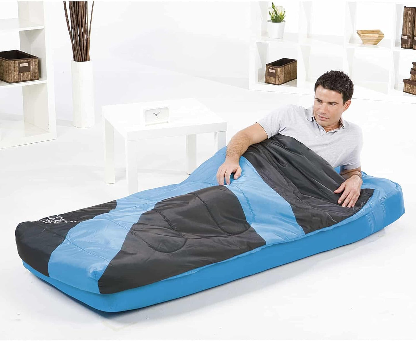 Bestway Comfort Quest Aslepa 67436 Single Air Mattress-Yellow