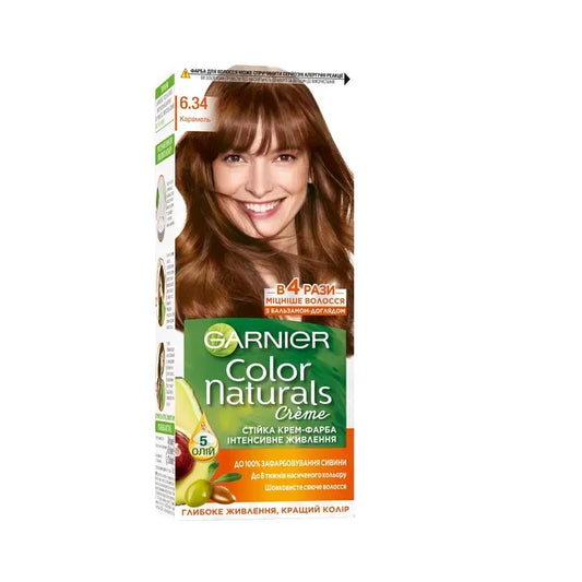 Garnier Color Naturals Hair Dye 6.34 Caramel 110 ml (3600540676993)