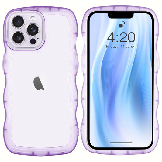 Cute curly case wave frame shape for iPhone 12 Pro