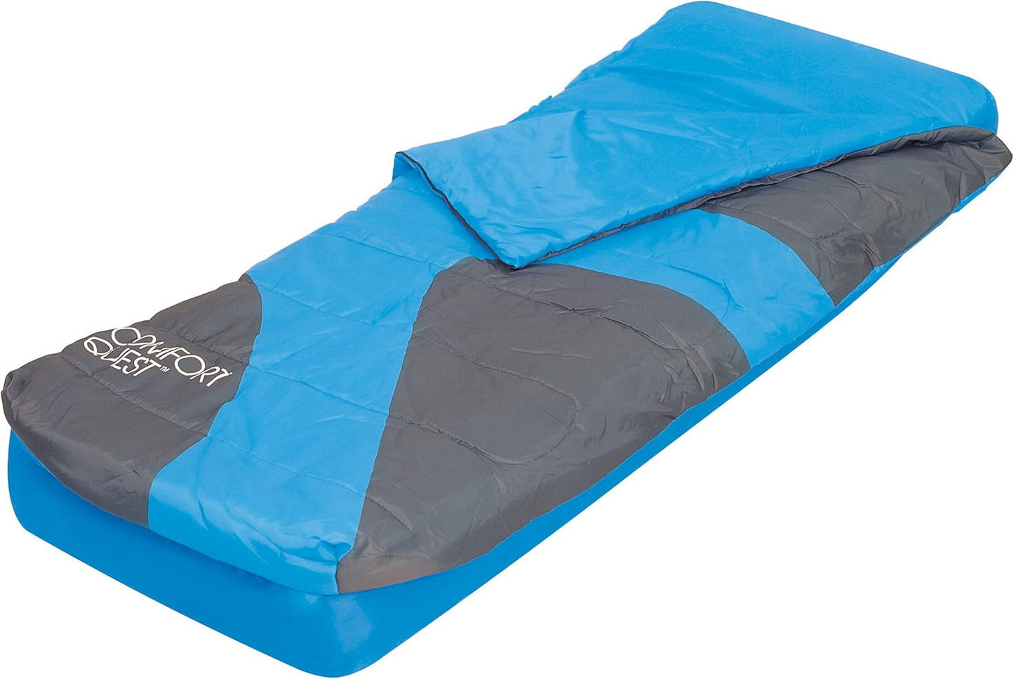 Bestway Comfort Quest Aslepa 67436 Single Air Mattress-Yellow