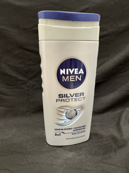 NIVEA MEN SILVER PROTECT HAIR & BODY SHAMPOO