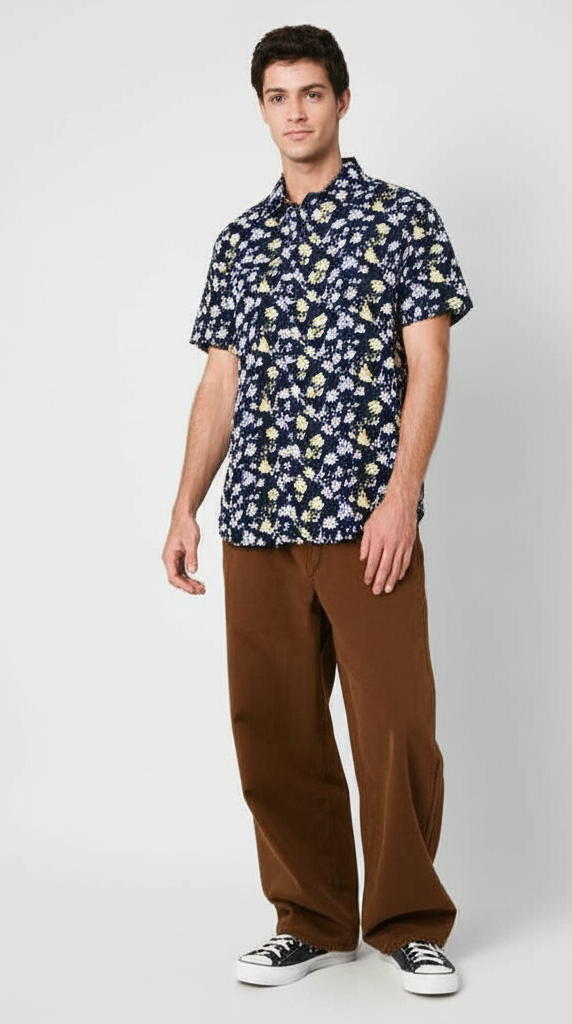 Denim & Flower Ricky Singh Men’s Short Sleeve Shirt