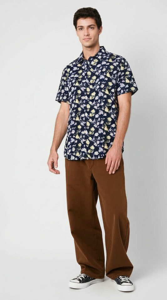 Denim & Flower Ricky Singh Men’s Short Sleeve Shirt