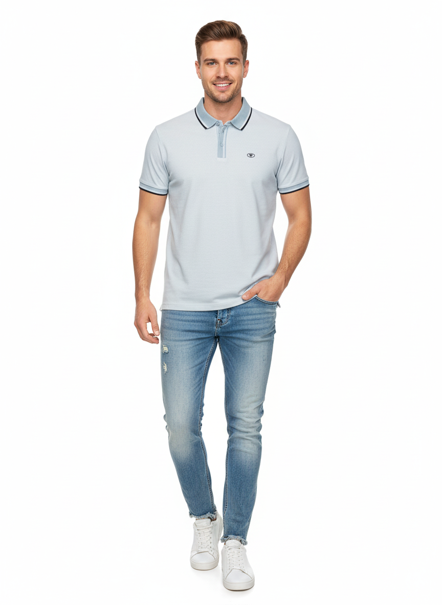 TOMTAILOR REGULAR STYLE LIGHT BLUE M3