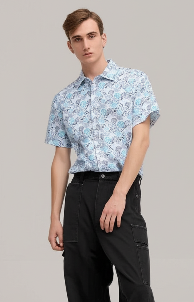 Denim & Flower Ricky Singh Men’s Floral Shirt