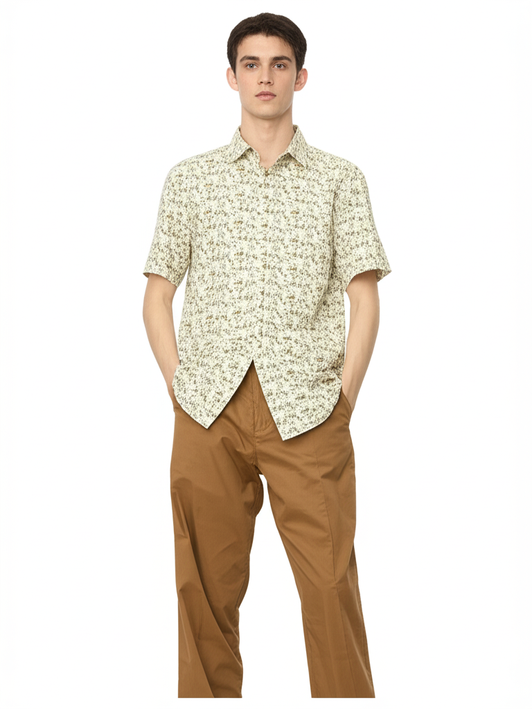 Denim & Flower Ricky Singh Men’s Floral Shirt – Trendy Casual Style