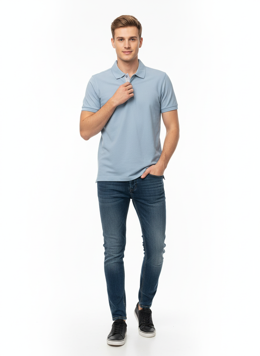 BROTHERS FINEST COTTON COMFORT FIT LIGHT BLUE
