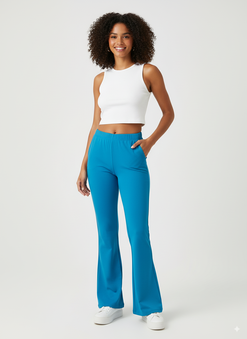 FOREVER21 Women's Sport Pants Blue