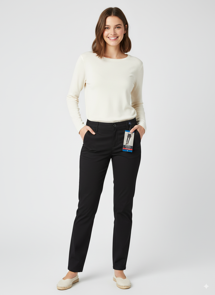 CHAPS Women's jeans black