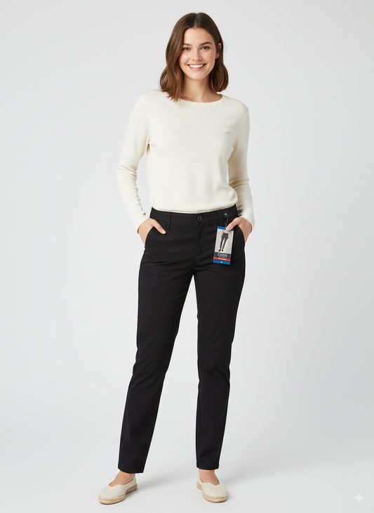 CHAPS Women's jeans black