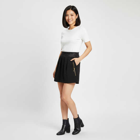 Women's skirt in black color
