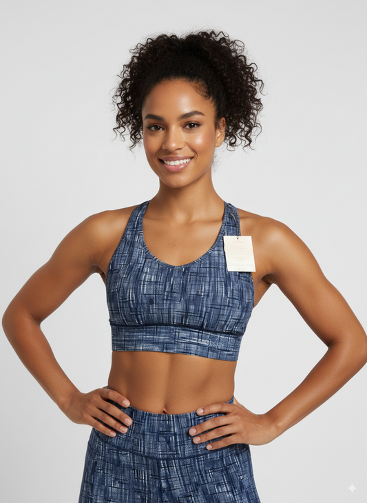 CHLOE LOLA Women's bra solid blue