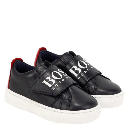 Hugo Boss  KIDS Logo sneakers | NAVY RED