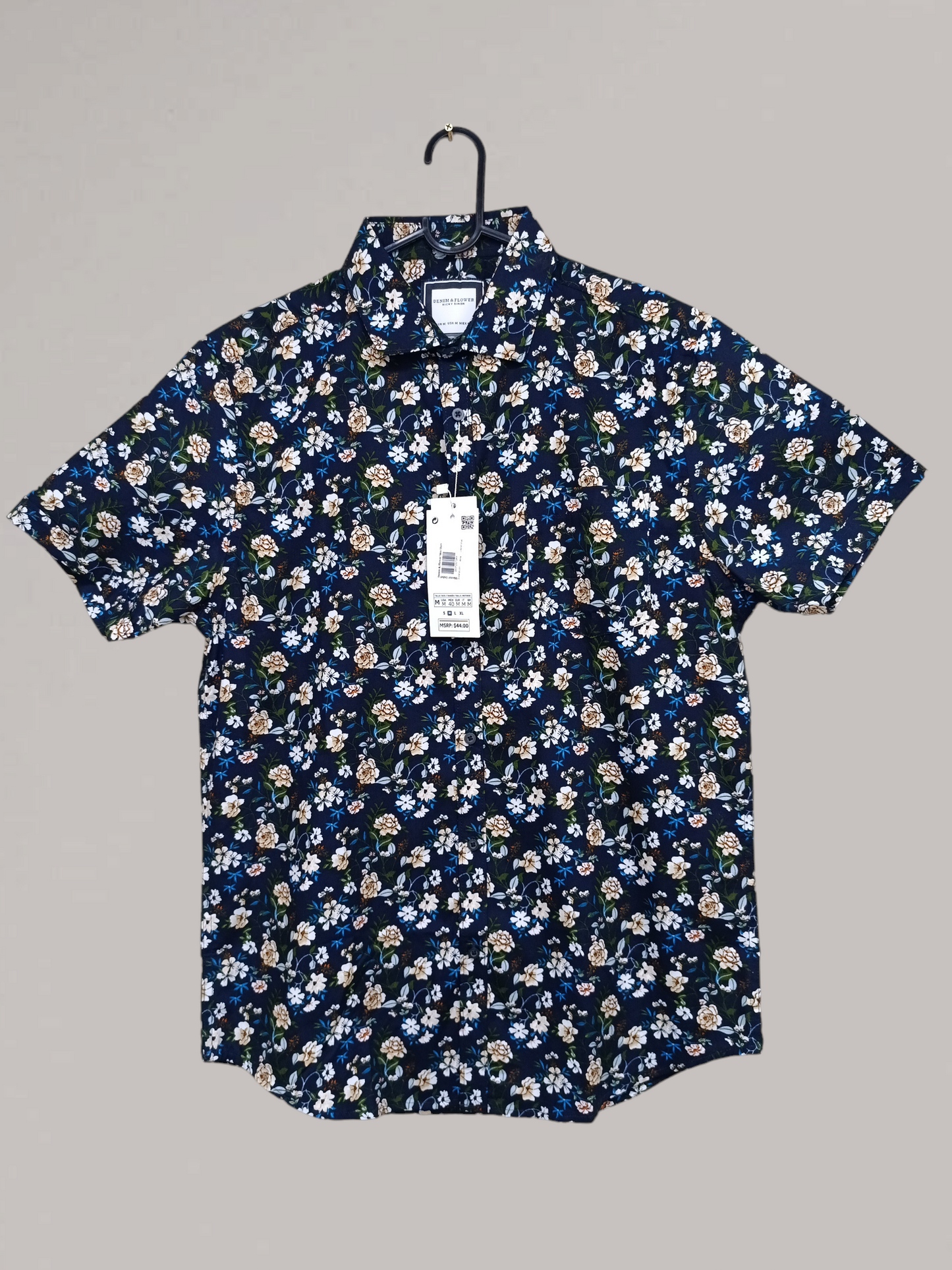 Denim & Flower Ricky Singh Men’s Short Sleeve Shirt
