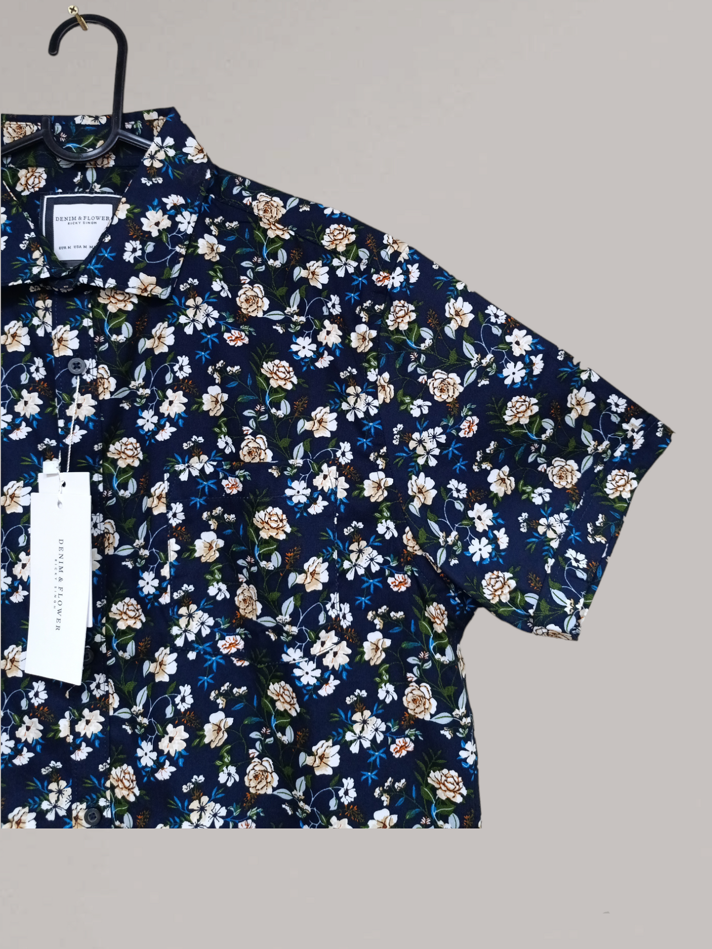 Denim & Flower Ricky Singh Men’s Short Sleeve Shirt