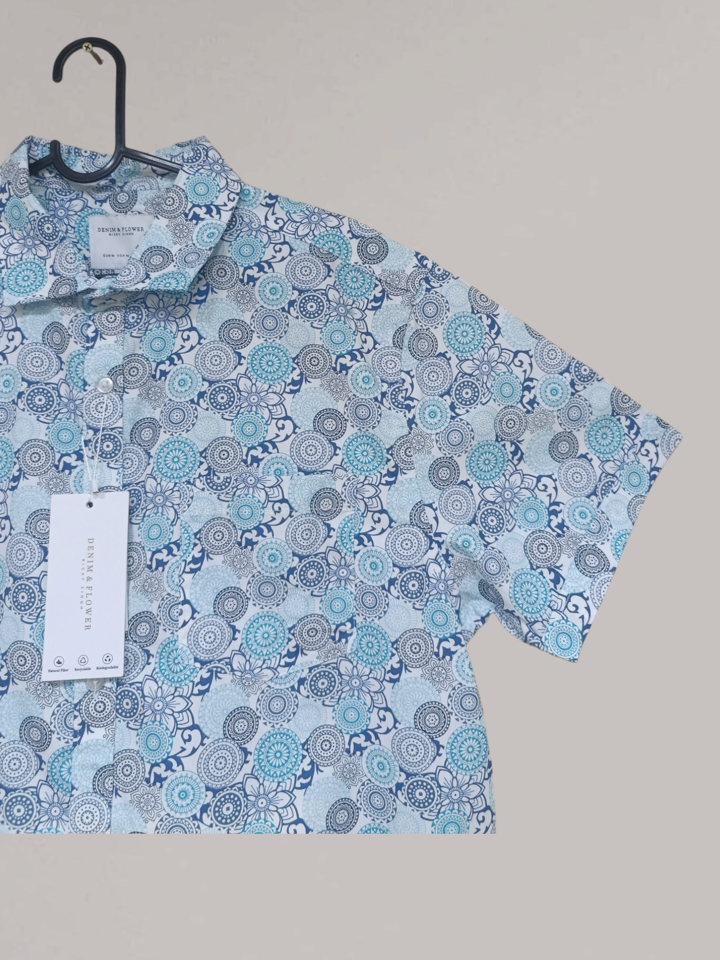 Denim & Flower Ricky Singh Men’s Floral Shirt