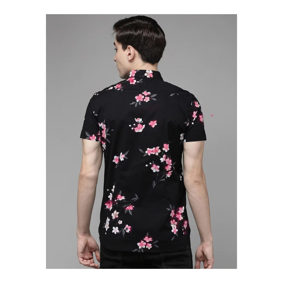 Denim & Flower Ricky Singh Men’s Floral Short Sleeve Shirt