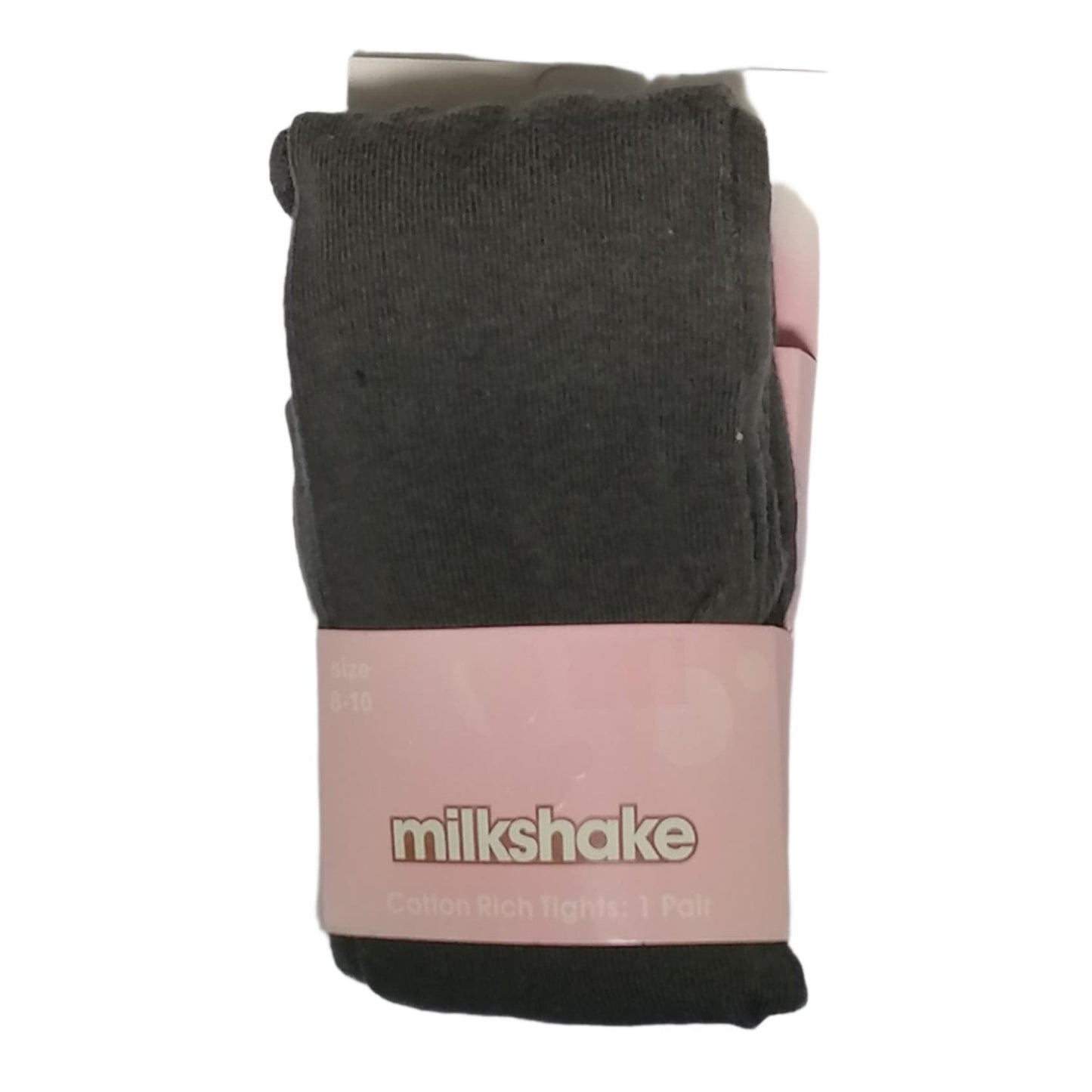 Milkshake Cotton Rich Tights - 1 Pair in Grey | Comfortable & Durable Hosiery
