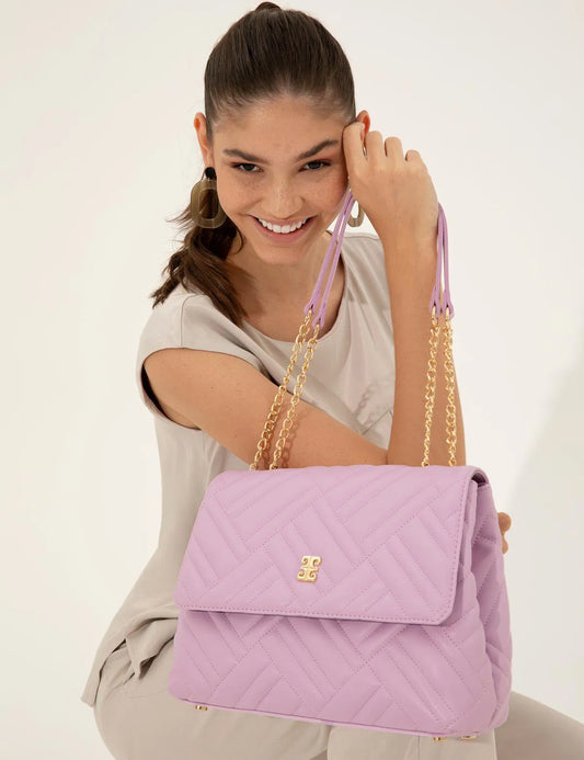 Pierre Cardin Purple Shoulder Bag
