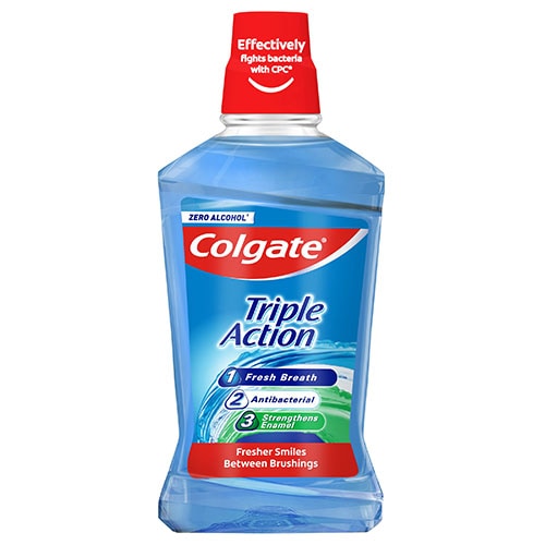 Colgate Mouth Rinse Triple Action  500Ml