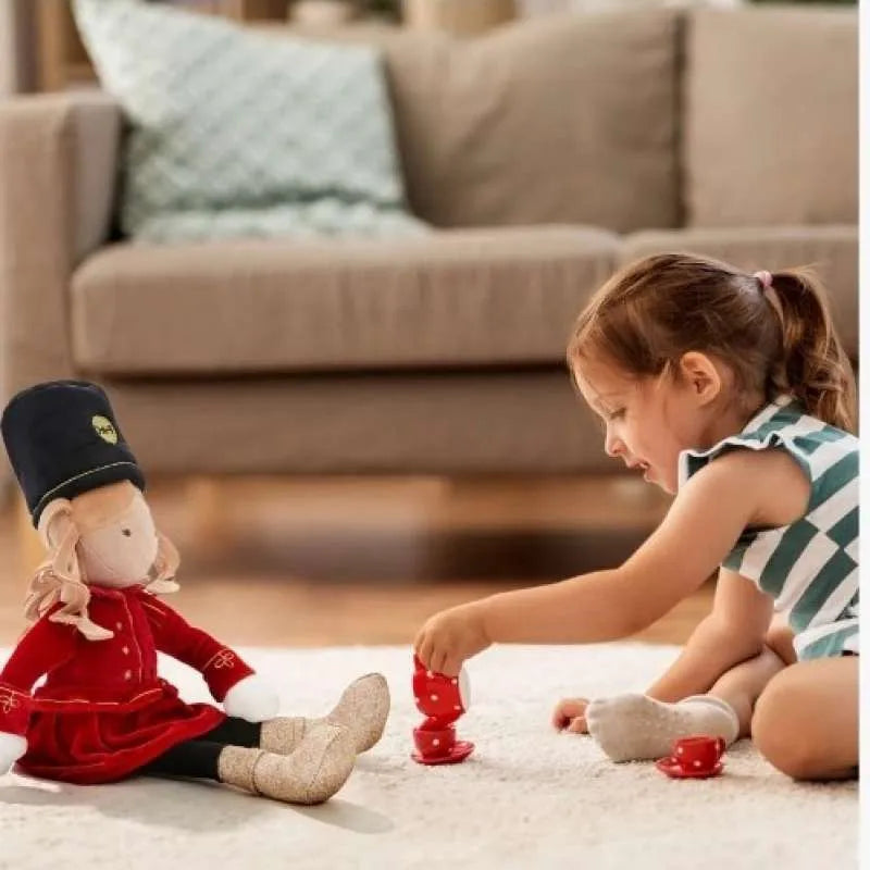 Boneka FAO Schwarz Soldier Girl Doll Blonde Hair 100% Original