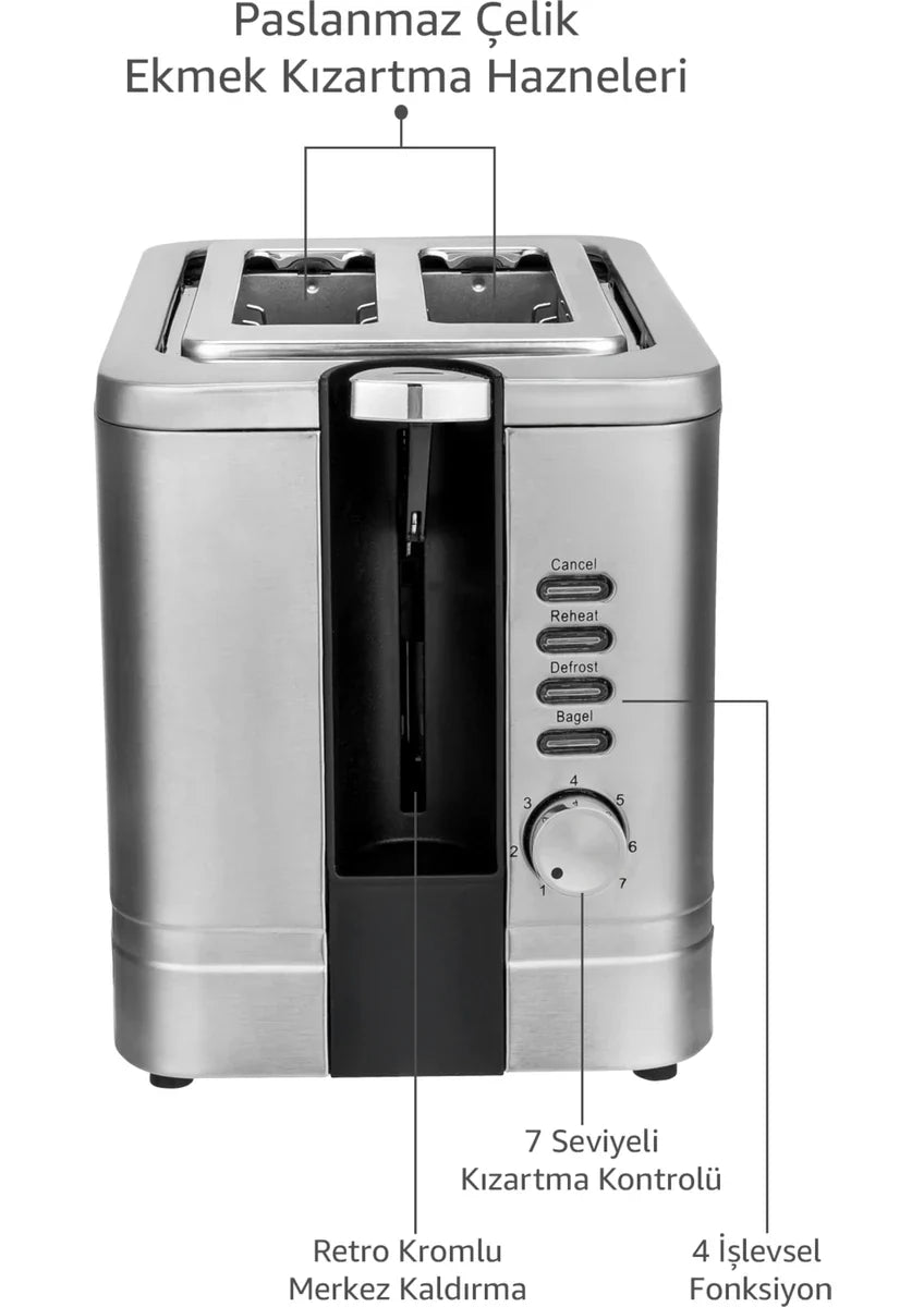 avox red slice toaster
