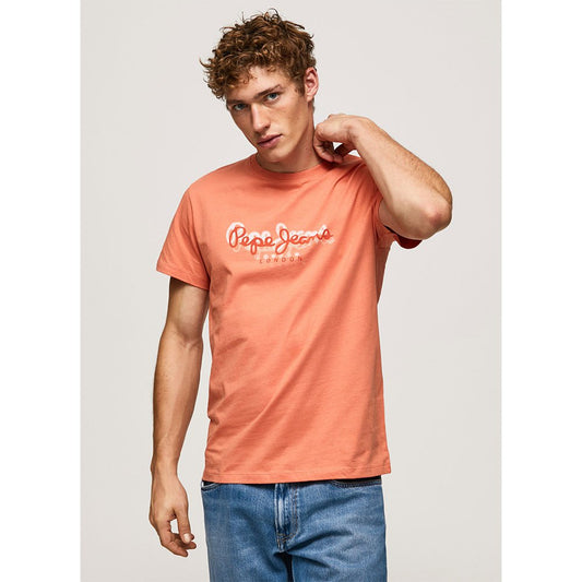 PEPE JEANS LONDON SLIM T-SHIRT ORANGE M1