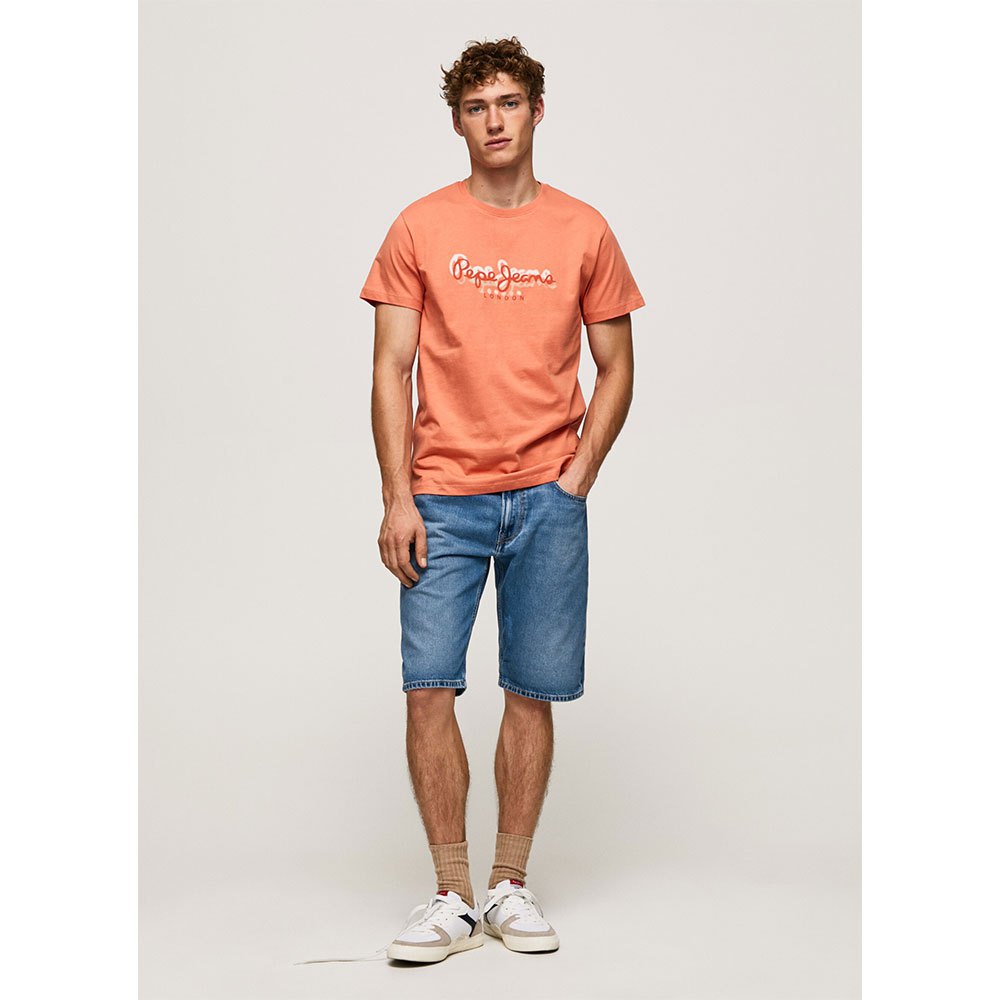 PEPE JEANS LONDON SLIM T-SHIRT ORANGE M1
