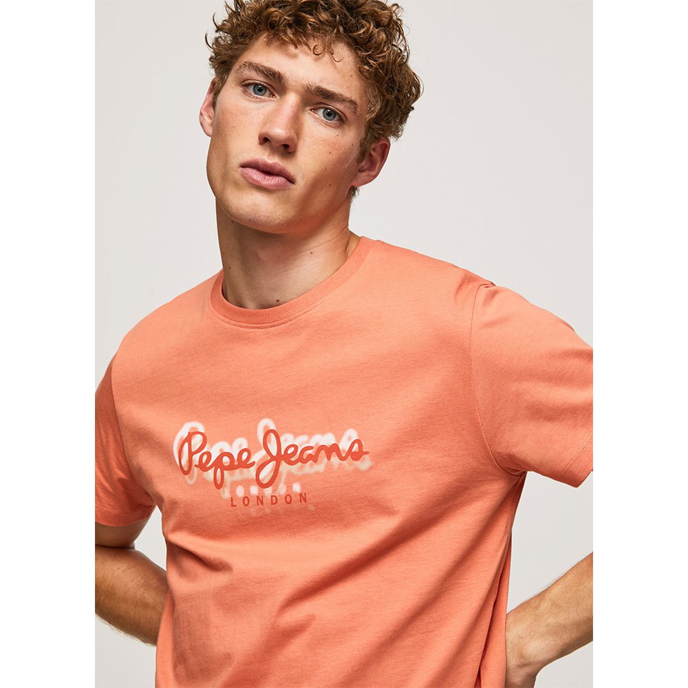 PEPE JEANS LONDON SLIM T-SHIRT ORANGE M1