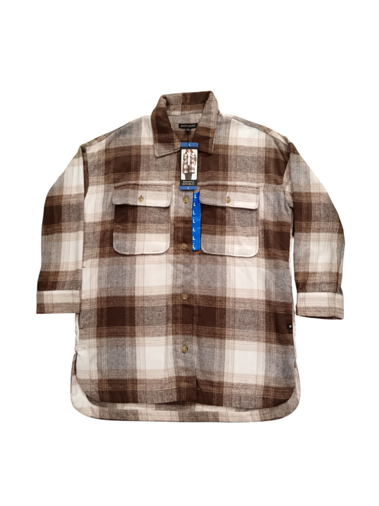 BANANA REPUBLIC Women's Brown Jacket Ziad Karimi