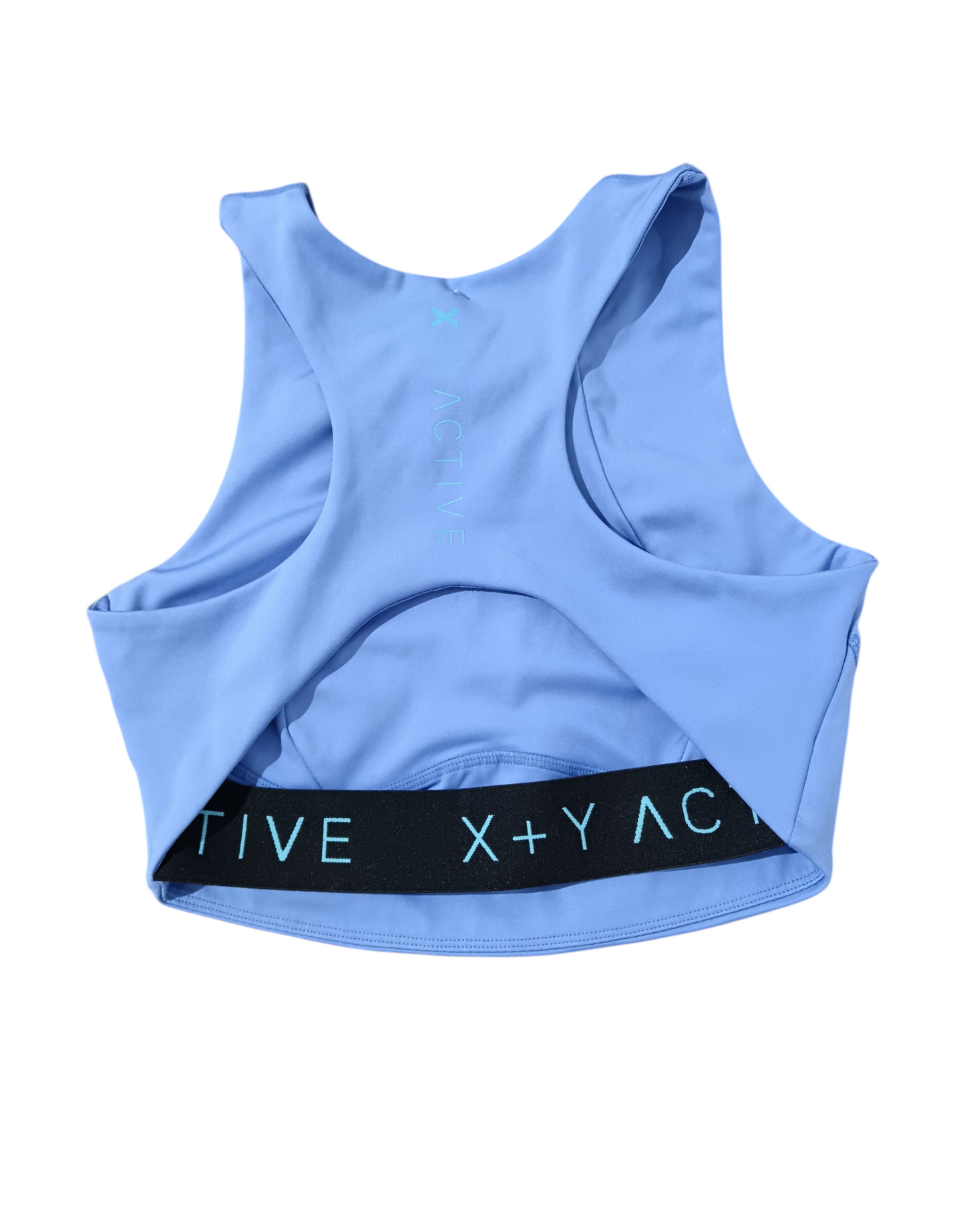 X+Y ACTIVE Women's bra in a cool blue color