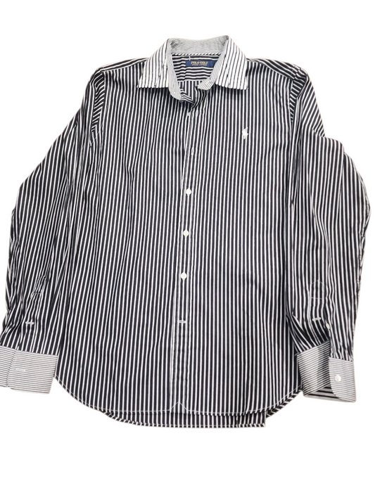 Ralph Lauren Black & White Striped womens Shirt