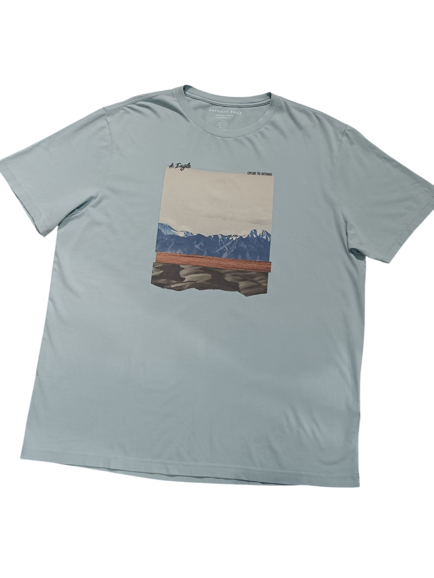 AMERICAN EAGLE  STANDARD FIT LIGHT BLUE