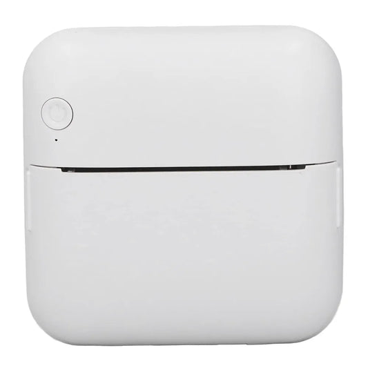 Photo Printer, Small Transparent Printer with Slide-Open Cover for Office