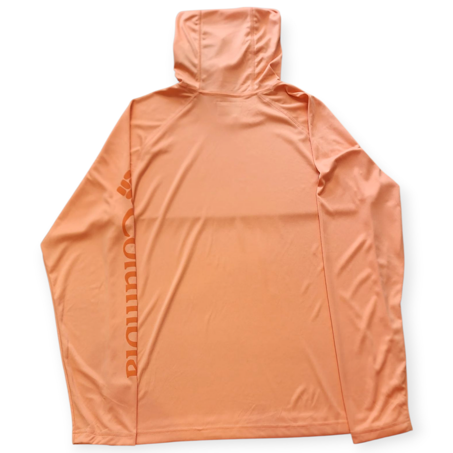 COLUMBIA WOMEN'S OMNI-SHADE PEACH FULL SLEEVE SWEATER WITH HOOD