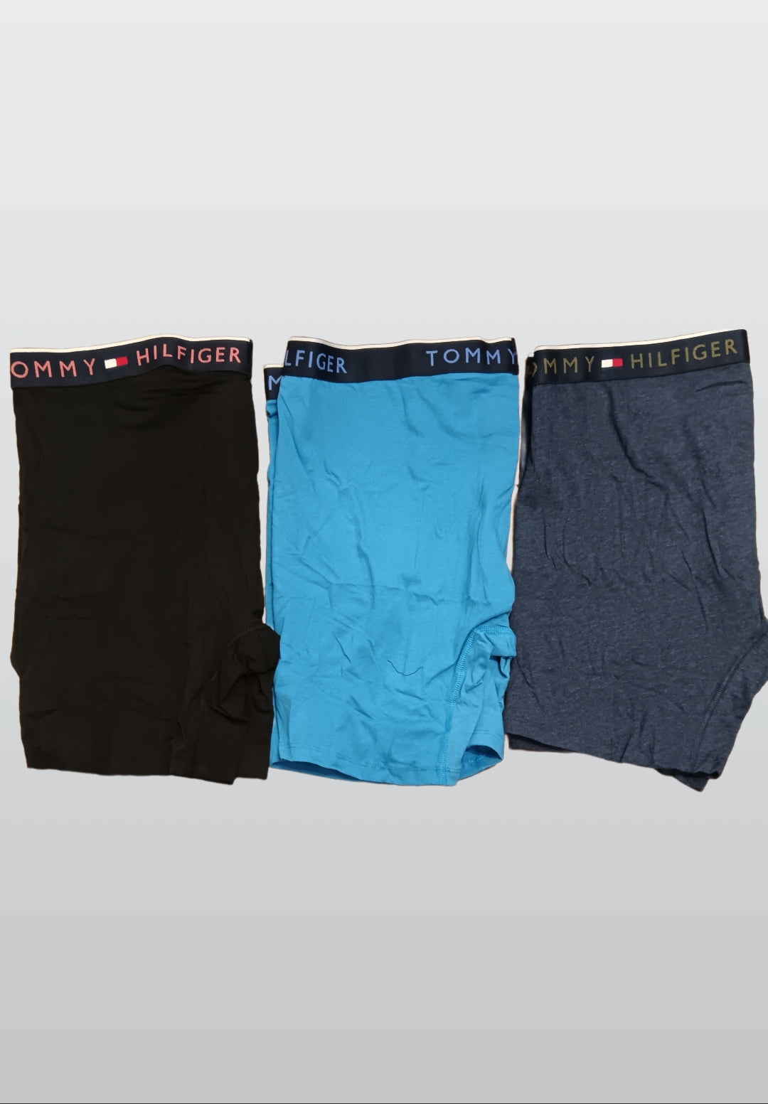 TOMMY HILFIGE 3-PACK BOXER COTTON STRETCH BLUE M2