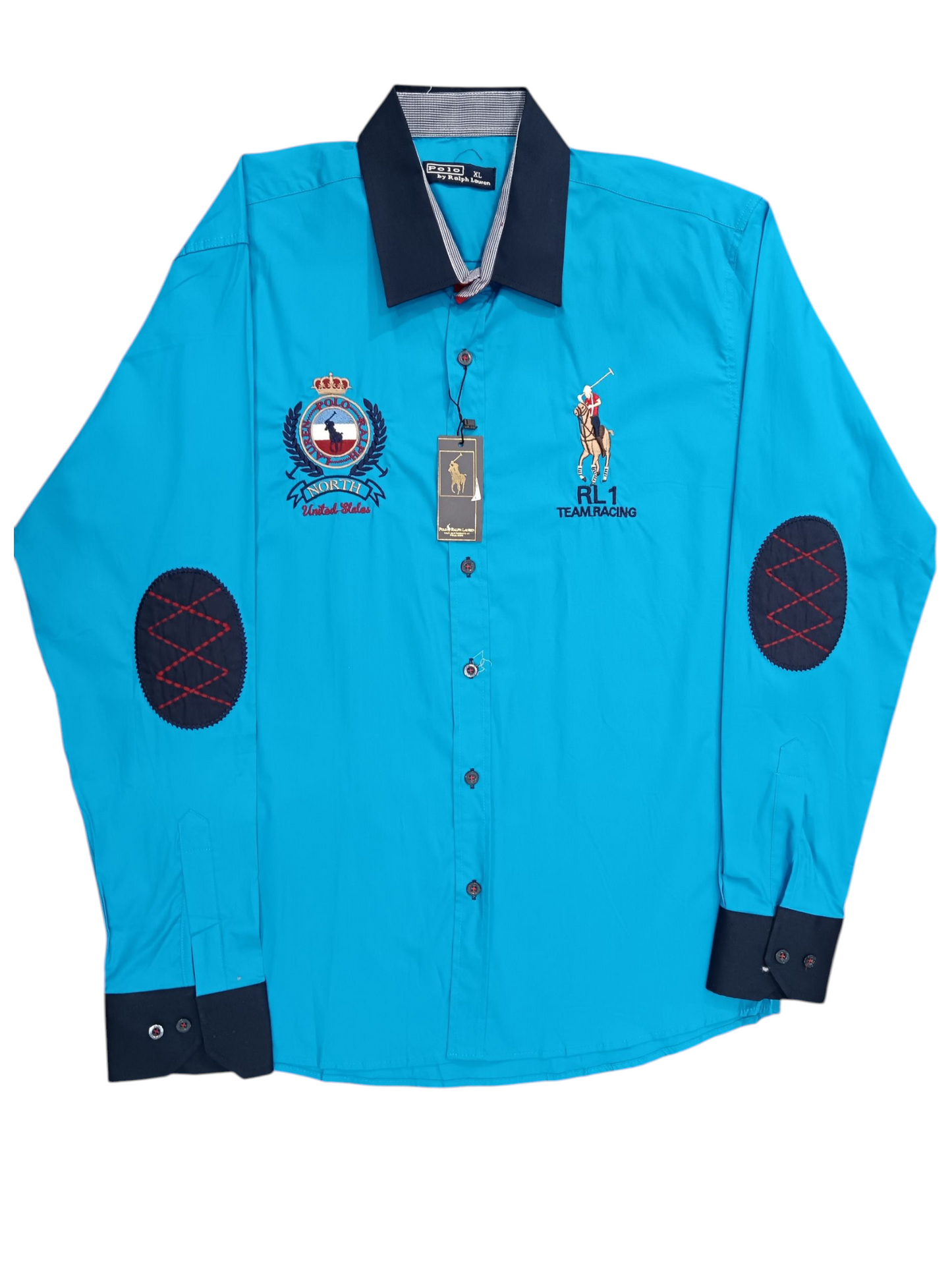 Polo by Ralph Lauren Men's shirt long sleeve blue