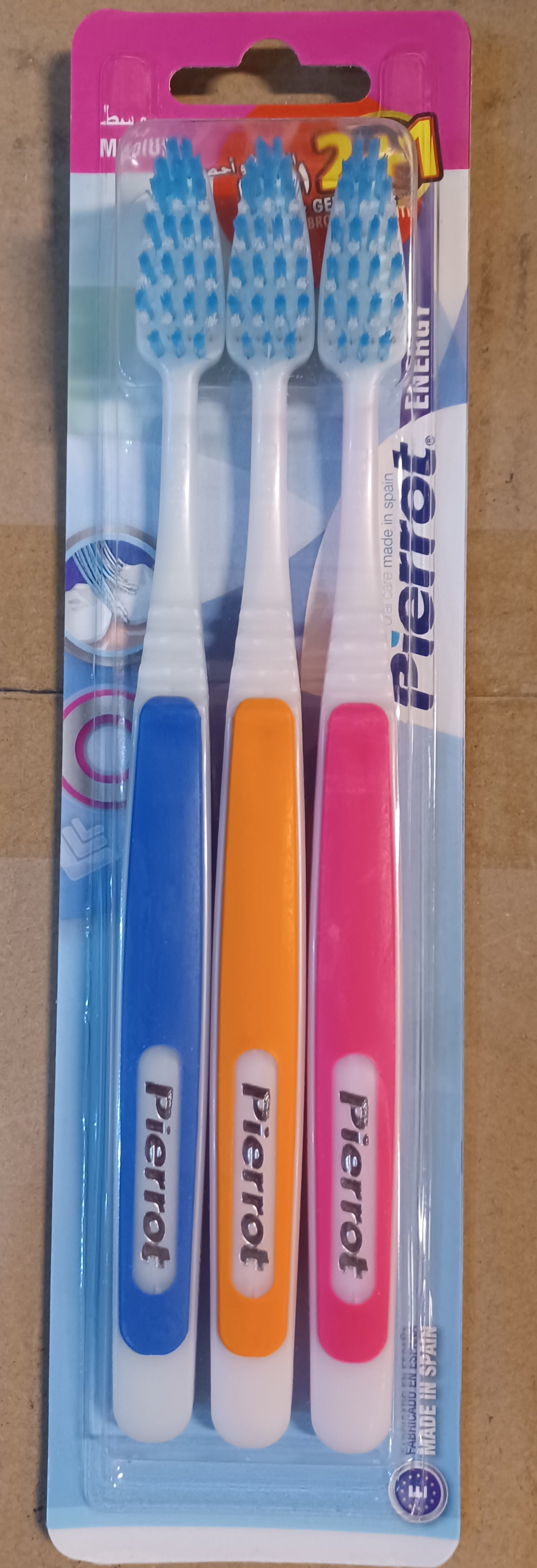 Energy Toothbrush 2+1 / Medium
