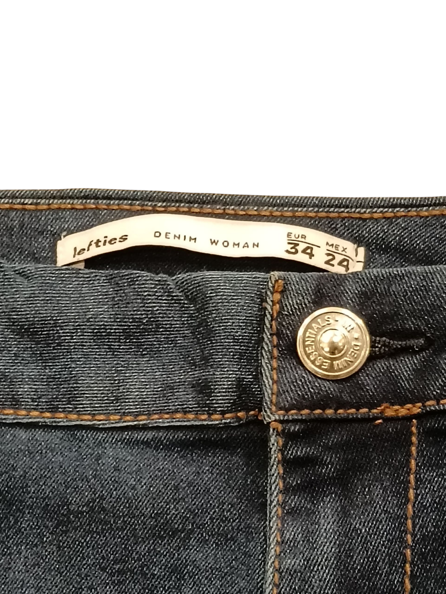 Iefties deni woman Women's Jeans Shorts Blue