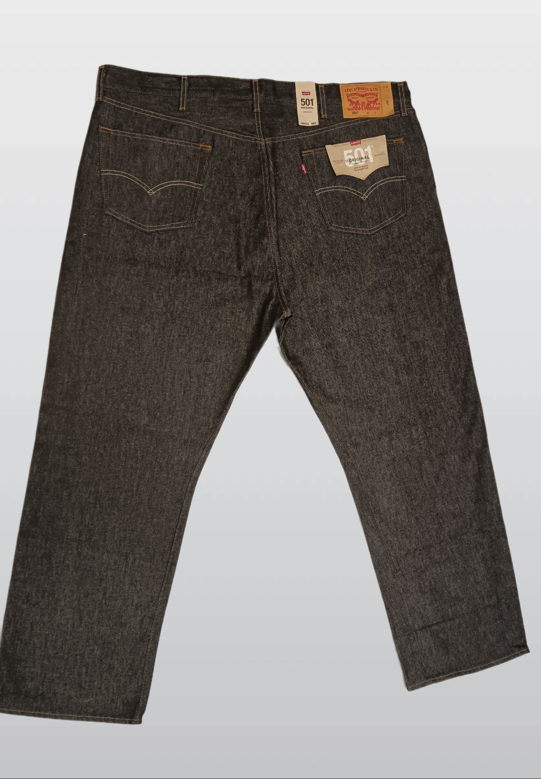 LEVI STRAUSS & CO  501  GRAY JEANS STRAIGHT LEG M4