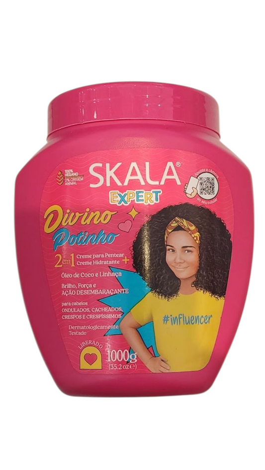 SKALA - Expert - Creme de Tratamento 2 em 1 Crespinho Divino 1 Kg - (Divine Little Curls 2 in 1 Treatment Cream Net 33.81 Oz)