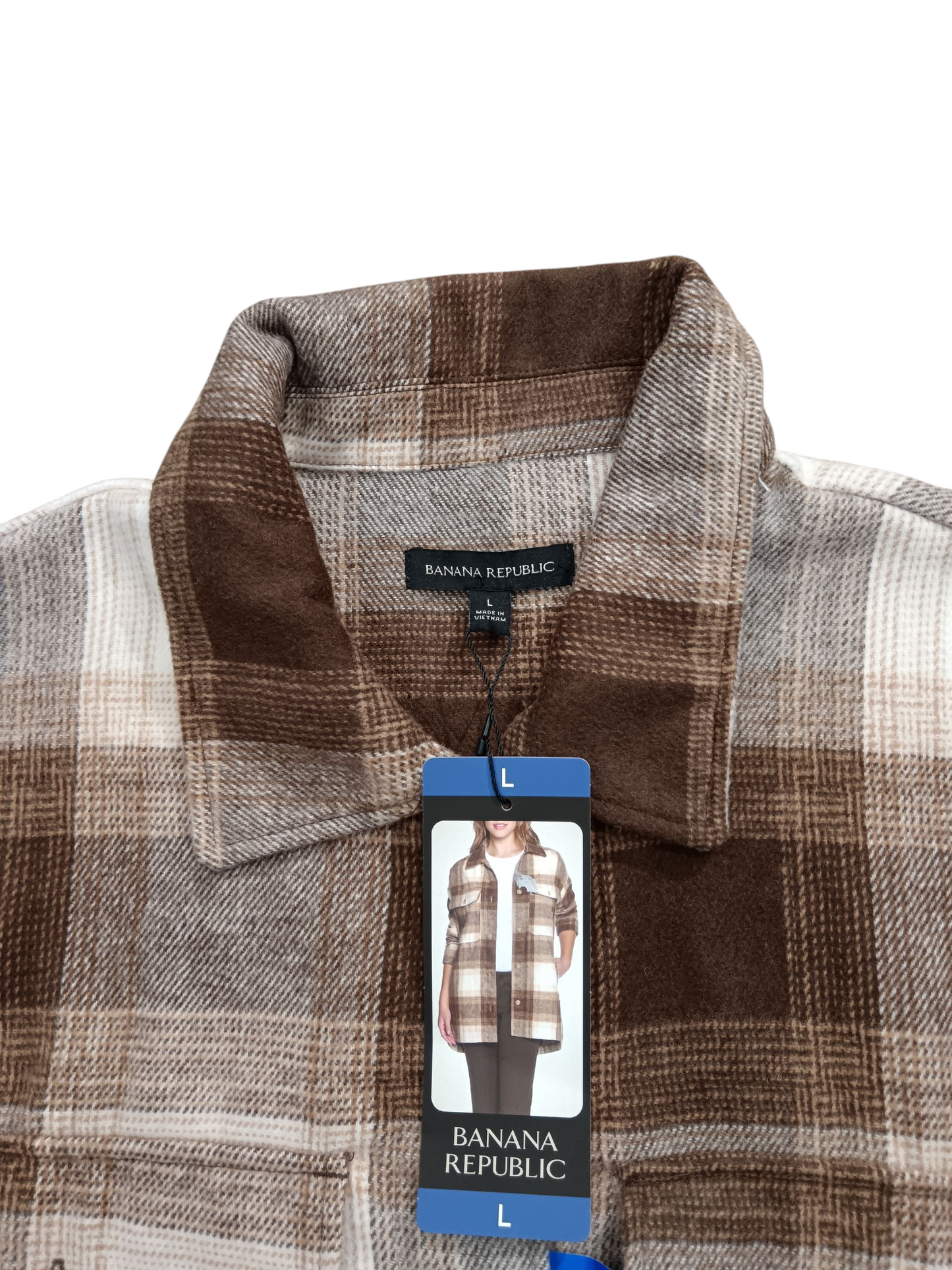 BANANA REPUBLIC Women's Brown Jacket Ziad Karimi