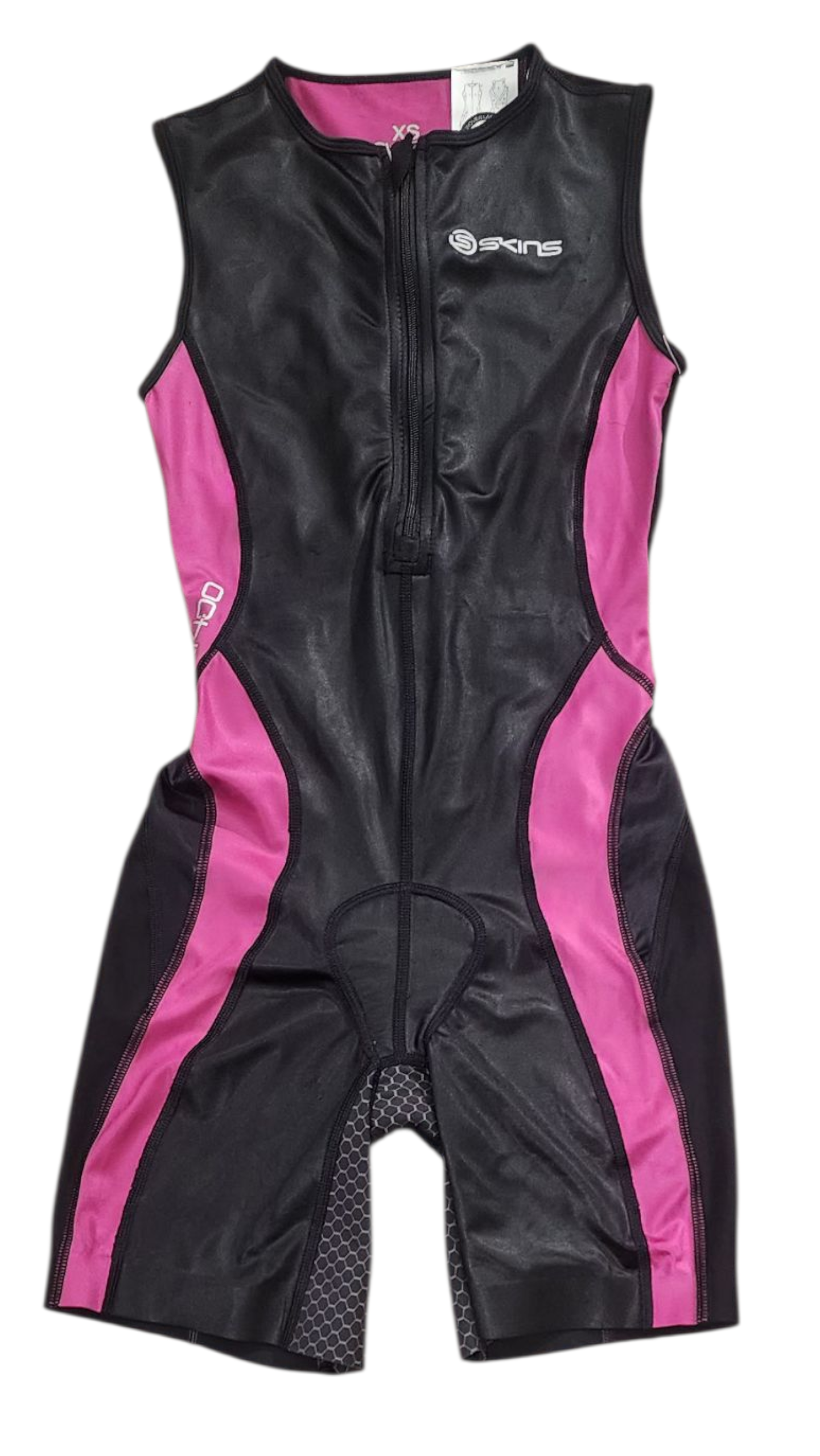 SKINS Black and Pink Swimsuit