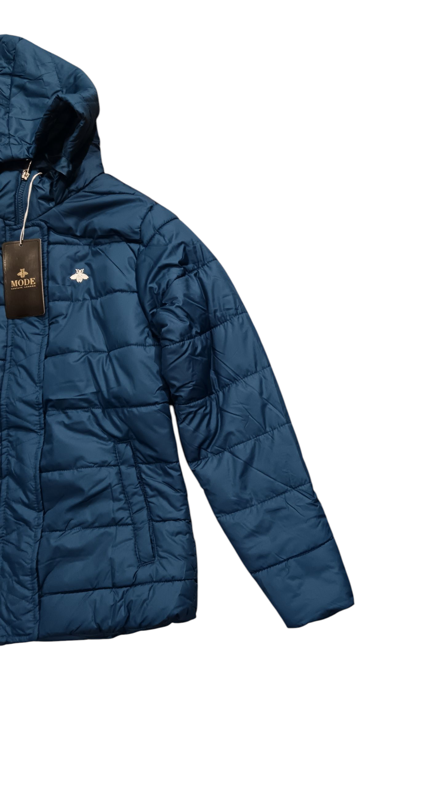 MODE REDTAPE LONDON Puffer Jacket Deep Blue